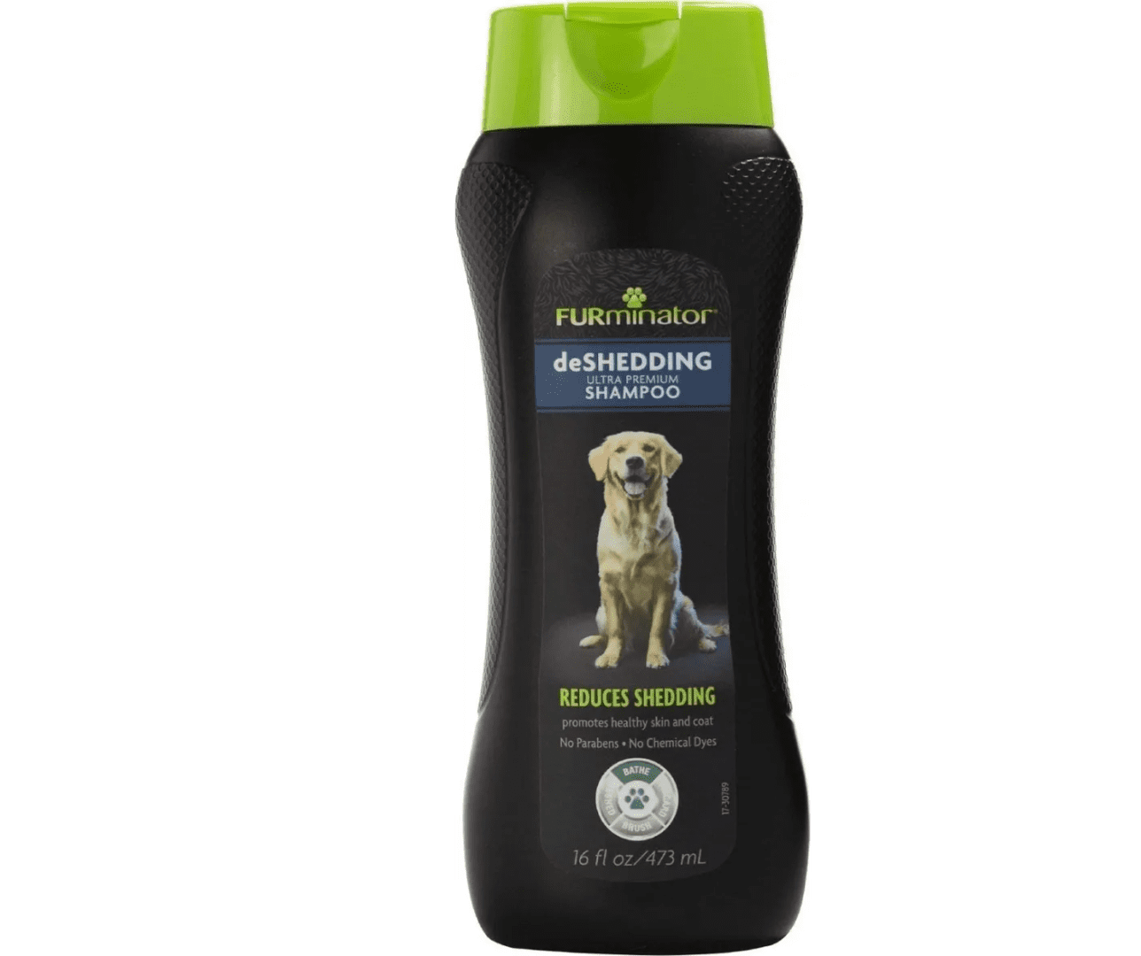 A bottle of furminator dog shampoo.